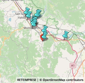 Mappa Via Spartaco Lavagnini, 52021 Bucine AR, Italia (6.86769)