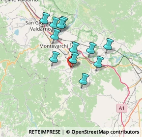 Mappa Via Spartaco Lavagnini, 52021 Bucine AR, Italia (6.28833)