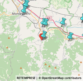 Mappa Via Spartaco Lavagnini, 52021 Bucine AR, Italia (5.73083)