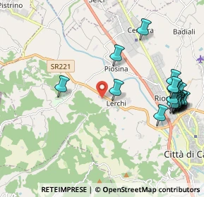 Mappa Via del Falegname, 06012 Città di Castello PG, Italia (2.55)