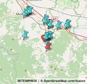 Mappa Via del Risorgimento, 52021 Bucine AR, Italia (3.1995)