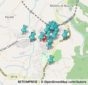 Mappa Via San Salvatore, 52021 Bucine AR, Italia (0.2795)