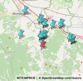 Mappa Via San Salvatore, 52021 Bucine AR, Italia (3.101)