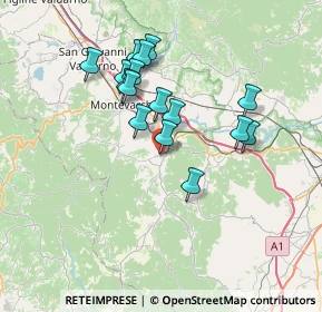 Mappa Via San Salvatore, 52021 Bucine AR, Italia (6.36125)