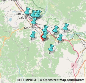 Mappa Via San Salvatore, 52021 Bucine AR, Italia (6.2875)