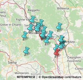 Mappa Via Pietro Raggioli, 52021 Bucine AR, Italia (10.624)