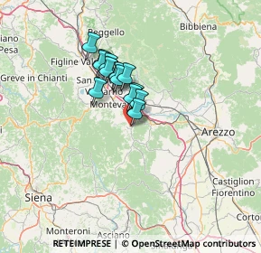 Mappa Via Pietro Raggioli, 52021 Bucine AR, Italia (9.32571)