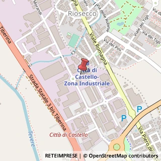 Mappa Via Achille Grandi, 4, 06012 Città di Castello, Perugia (Umbria)