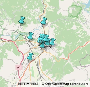 Mappa Via Sicilia, 52100 Arezzo AR, Italia (4.06091)