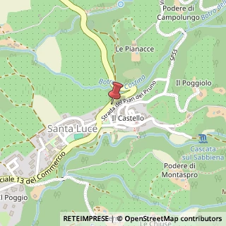 Mappa Via del commercio 1, 56043 Santa Luce, Pisa (Toscana)