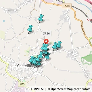 Mappa Via F. Cilea, 60022 Castelfidardo AN, Italia (0.8595)