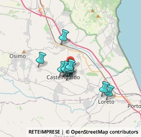 Mappa Via F. Cilea, 60022 Castelfidardo AN, Italia (2.195)