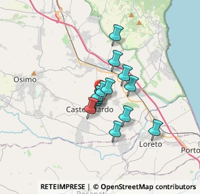 Mappa Via F. Cilea, 60022 Castelfidardo AN, Italia (2.24923)