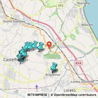 Mappa Contrada S. Pellegrino, 60022 Castelfidardo AN, Italia (2.344)