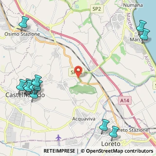 Mappa Contrada S. Pellegrino, 60022 Castelfidardo AN, Italia (3.38154)
