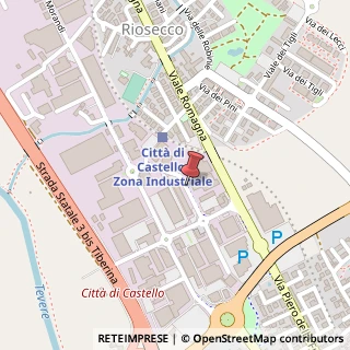Mappa Via Achille Grandi, 06012 Città di Castello, Perugia (Umbria)