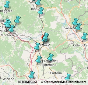 Mappa Via Pietro Benvenuti, 52100 Arezzo AR, Italia (21.35158)
