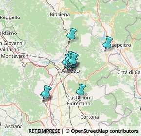 Mappa Via Pietro Benvenuti, 52100 Arezzo AR, Italia (7.85333)