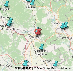 Mappa Via Pietro Benvenuti, 52100 Arezzo AR, Italia (21.73933)