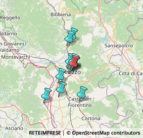 Mappa Via Pietro Benvenuti, 52100 Arezzo AR, Italia (7.31)