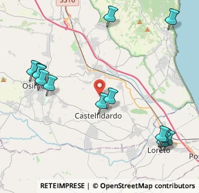 Mappa Via Sardegna, 60022 Castelfidardo AN, Italia (5.19538)