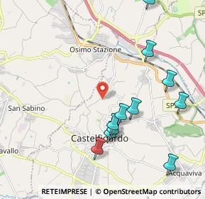 Mappa Via Sardegna, 60022 Castelfidardo AN, Italia (2.29636)