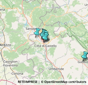 Mappa Via della Quercia, 06012 Città di Castello PG, Italia (7.75727)