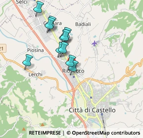 Mappa Via della Quercia, 06012 Città di Castello PG, Italia (1.62545)