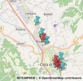 Mappa Via della Quercia, 06012 Città di Castello PG, Italia (2.25545)