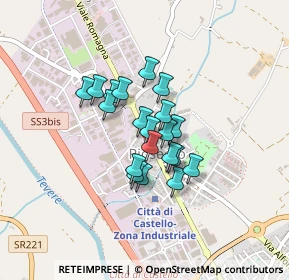 Mappa Via della Quercia, 06012 Città di Castello PG, Italia (0.2825)