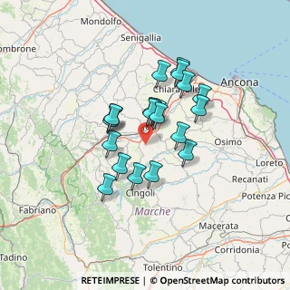 Mappa Via Grangalia Alta, 60035 Jesi AN, Italia (10.71)