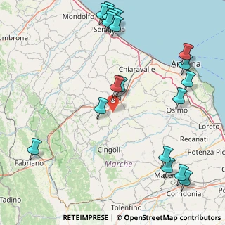 Mappa Via Grangalia Alta, 60035 Jesi AN, Italia (22.95263)