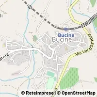 Mapa Bucine
