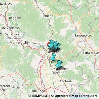 Mappa Via Gioacchino Rossini, 52100 Arezzo AR, Italia (6.02286)