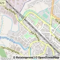 Map Poggibonsi