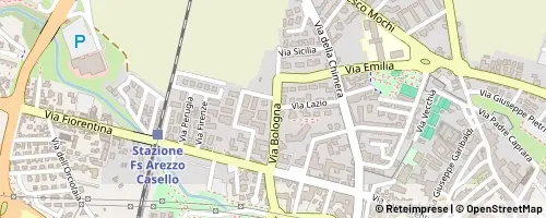 Mappa Arezzo