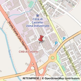 Mappa Via Rodolfo Morandi, 16, 06012 Città di Castello, Perugia (Umbria)