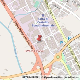 Mappa Via Giuseppe di Vittorio, 11, 06012 Città di Castello, Perugia (Umbria)
