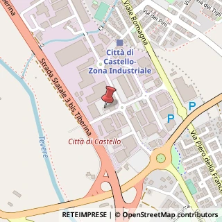Mappa Via Giuseppe di Vittorio, 1, 06012 Città di Castello, Perugia (Umbria)