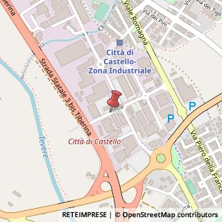 Mappa Via Giuseppe di Vittorio, 8, 06012 Città di Castello, Perugia (Umbria)