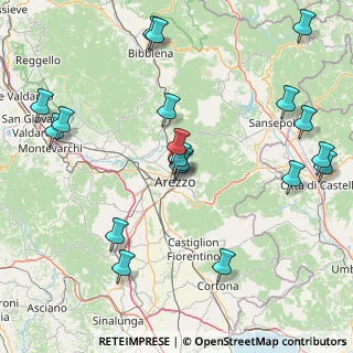 Mappa Via Giuseppe Pietri, 52100 Arezzo AR, Italia (20.08684)