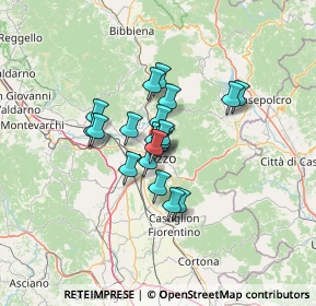 Mappa Via Giuseppe Pietri, 52100 Arezzo AR, Italia (8.772)