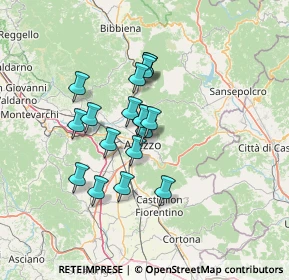 Mappa Via Giuseppe Pietri, 52100 Arezzo AR, Italia (10.55667)