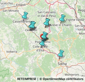 Mappa Via Monte S. Michele, 53036 Poggibonsi SI, Italia (10.105)