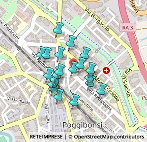 Mappa Via Monte S. Michele, 53036 Poggibonsi SI, Italia (0.172)