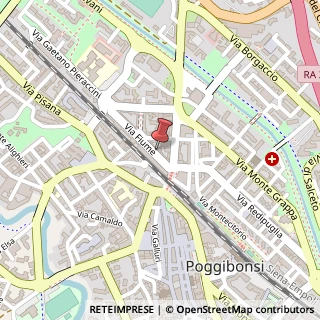 Mappa Via Fiume, 18, 53036 Poggibonsi, Siena (Toscana)