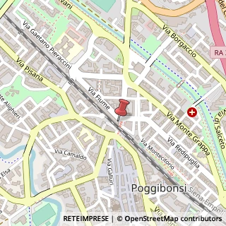 Mappa Largo Dino Bellucci, 8, 53036 Poggibonsi, Siena (Toscana)