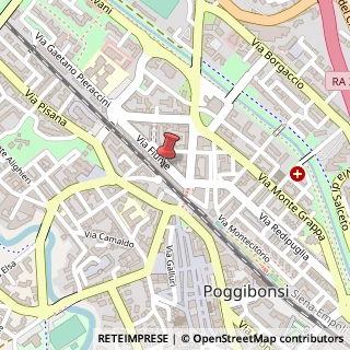 Mappa Via Fiume, 53, 53036 Poggibonsi, Siena (Toscana)