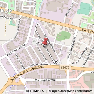 Mappa Via Newton, 37, 52100 Arezzo, Arezzo (Toscana)