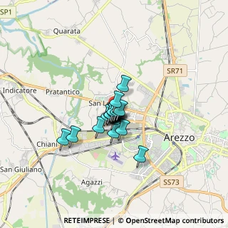 Mappa Via Isacco Newton, 52100 Arezzo AR, Italia (0.838)